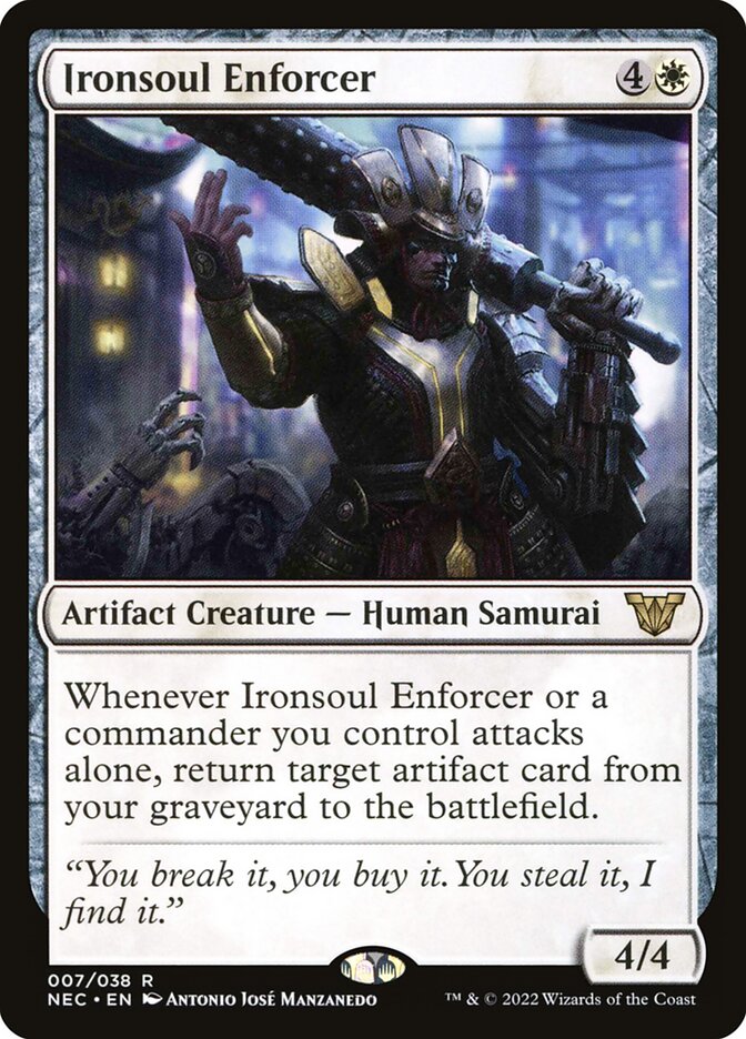 Ironsoul Enforcer - Neon Dynasty Commander 7