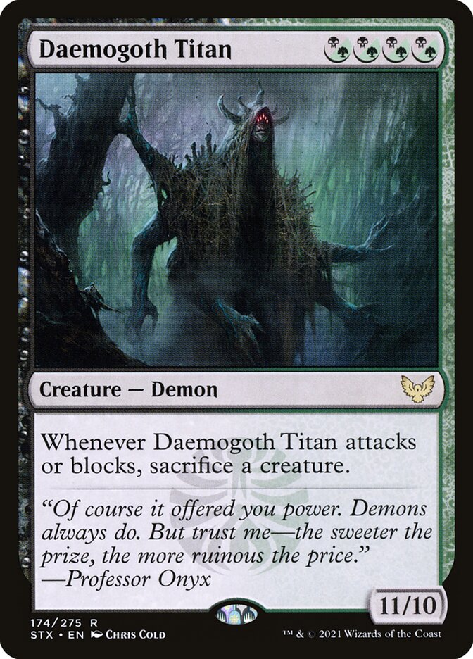 Daemogoth Titan - Strixhaven: School of Mages 174