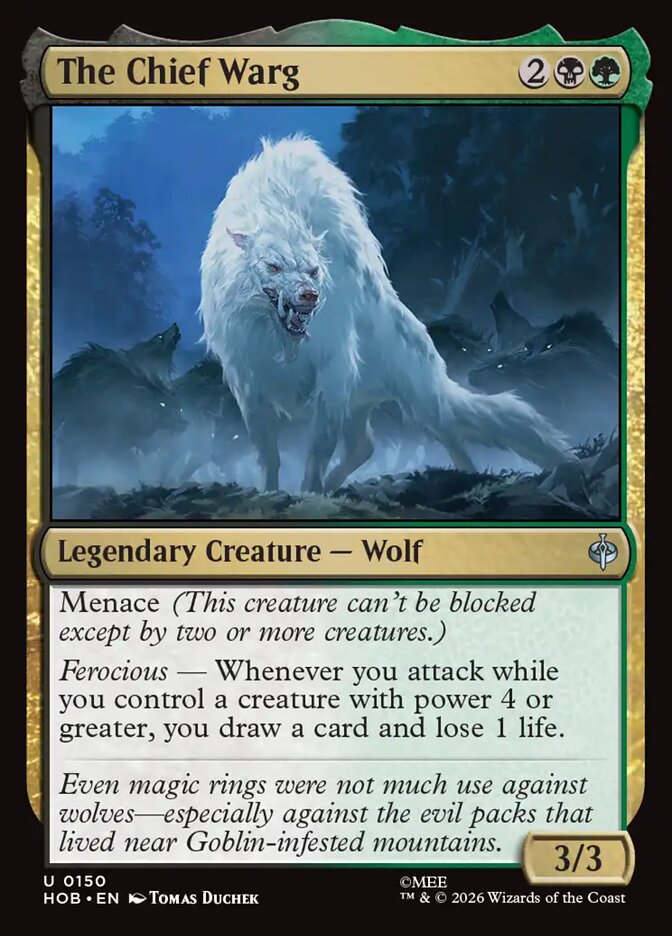 The Chief Warg - The Hobbit 150