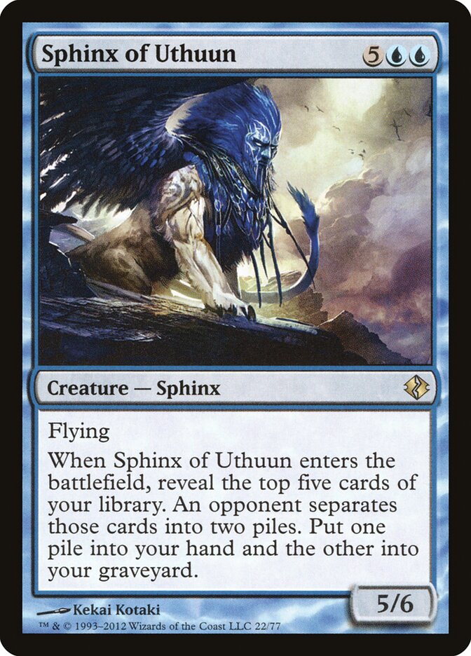 Sphinx of Uthuun - Duel Decks: Venser vs. Koth 22