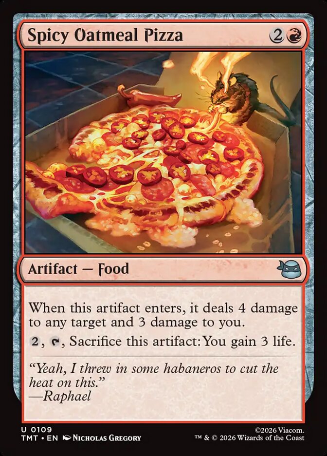 Spicy Oatmeal Pizza - TMT 109 (Foil)
