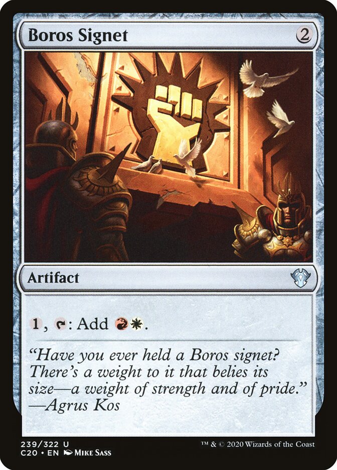 Boros Signet - Commander 2020 239