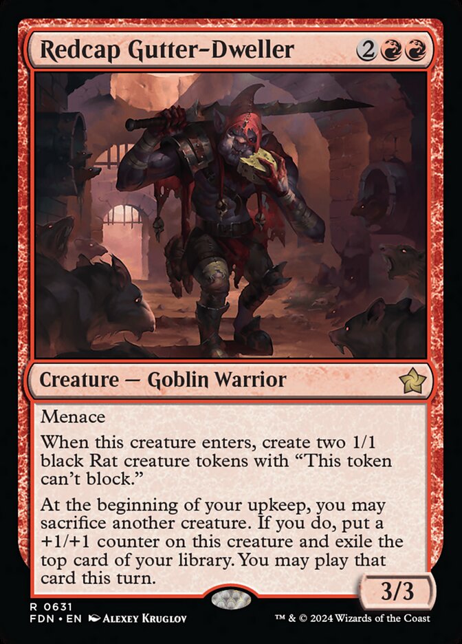 Redcap Gutter-Dweller - FDN 631