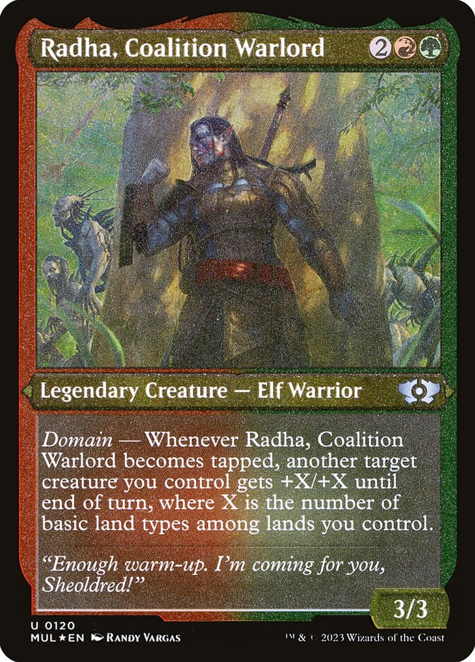 Radha, Coalition Warlord - MUL 120
