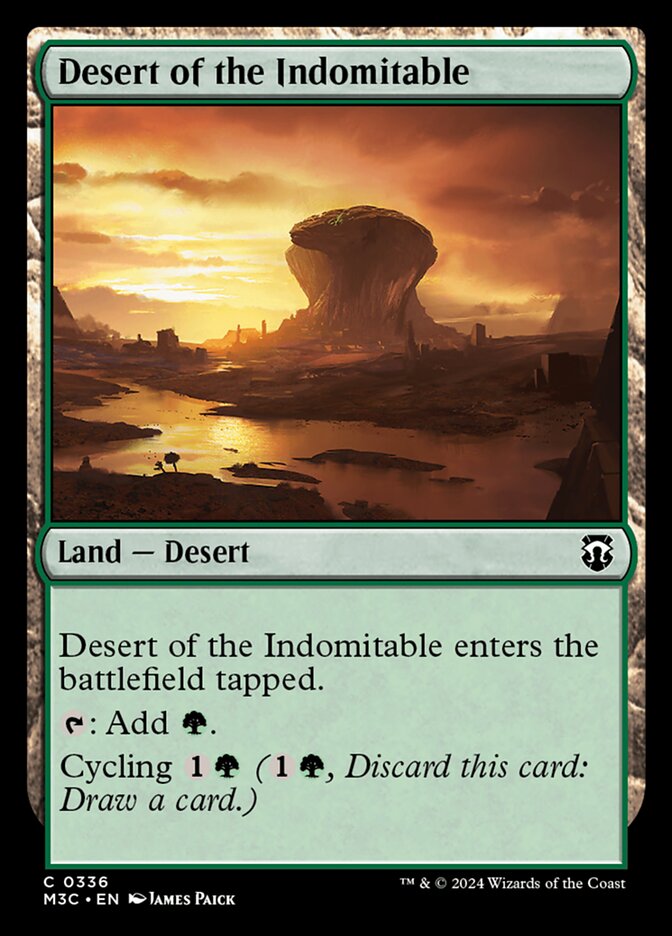 Desert of the Indomitable - M3C 336