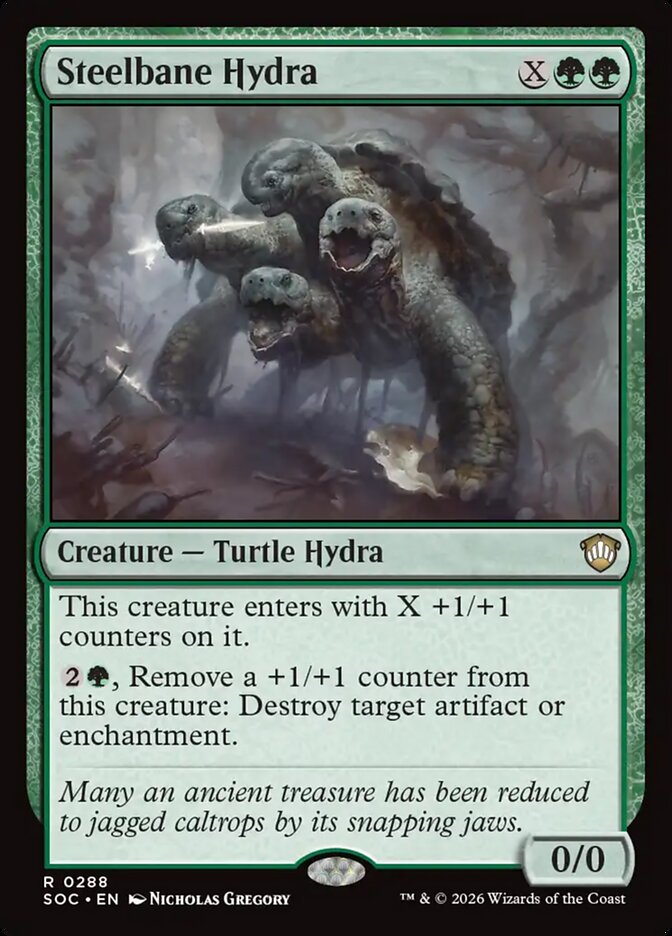 Steelbane Hydra - Secrets of Strixhaven Commander 288