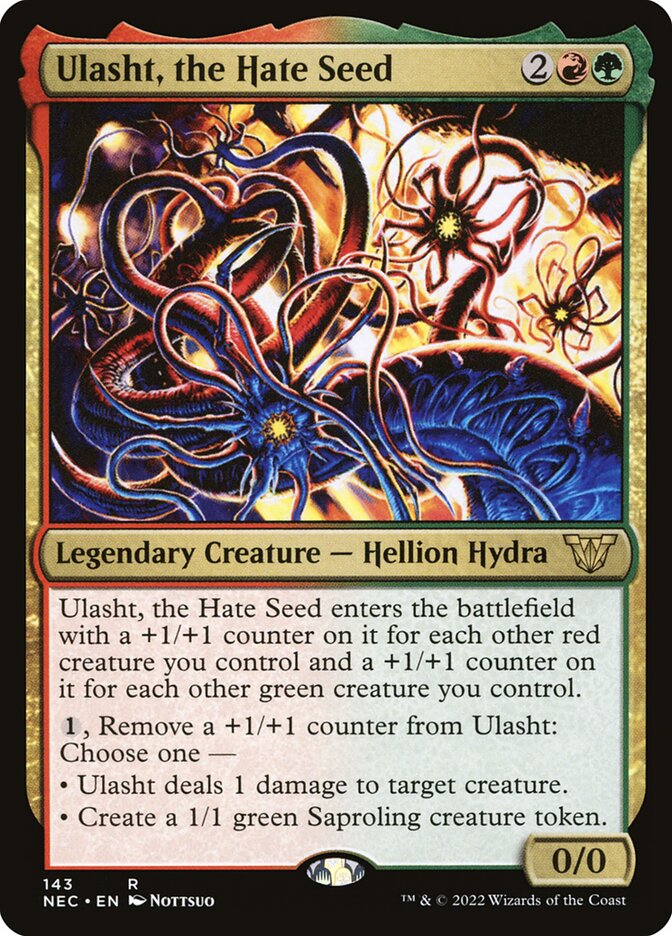 Ulasht, the Hate Seed - Neon Dynasty Commander 143