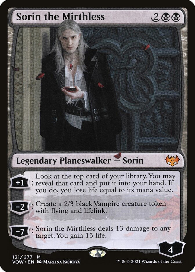 Sorin the Mirthless - VOW 131