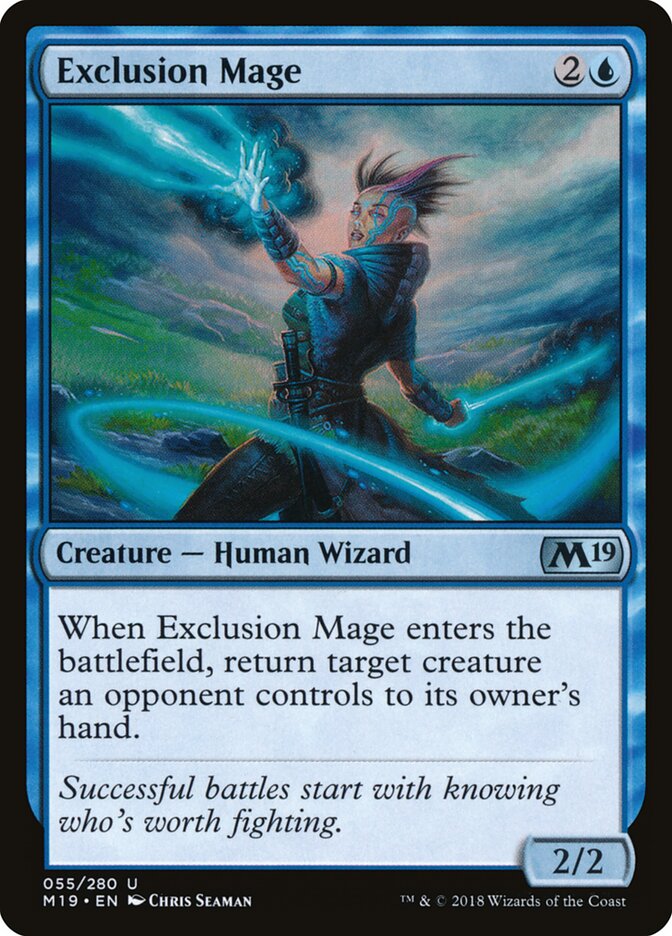 Exclusion Mage - Core Set 2019 55 (Foil)