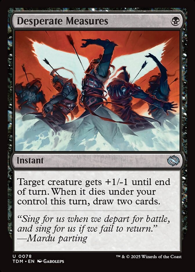 Desperate Measures - Tarkir: Dragonstorm 78