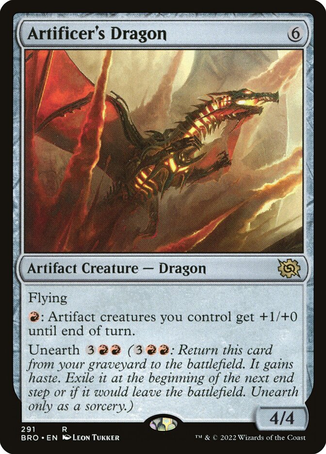 Artificer's Dragon - BRO 291 (Foil)