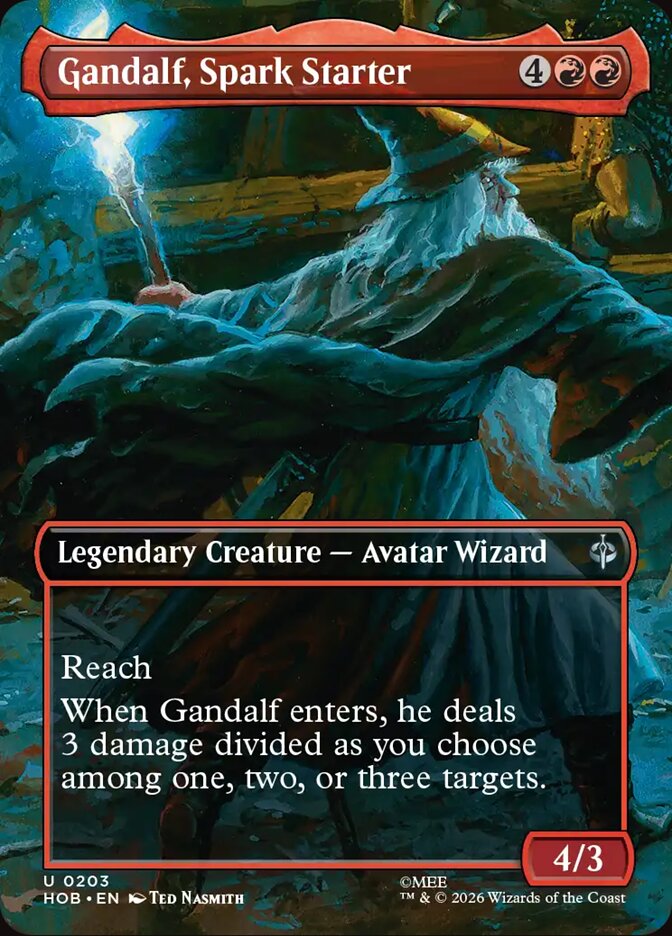Gandalf, Spark Starter (Borderless) - The Hobbit 203