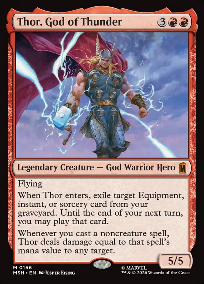 Thor, God of Thunder - Marvel Super Heroes 156