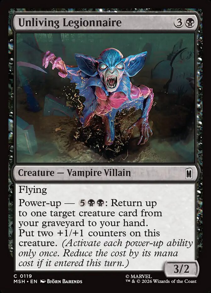 Unliving Legionnaire - Marvel Super Heroes 119 (Foil)