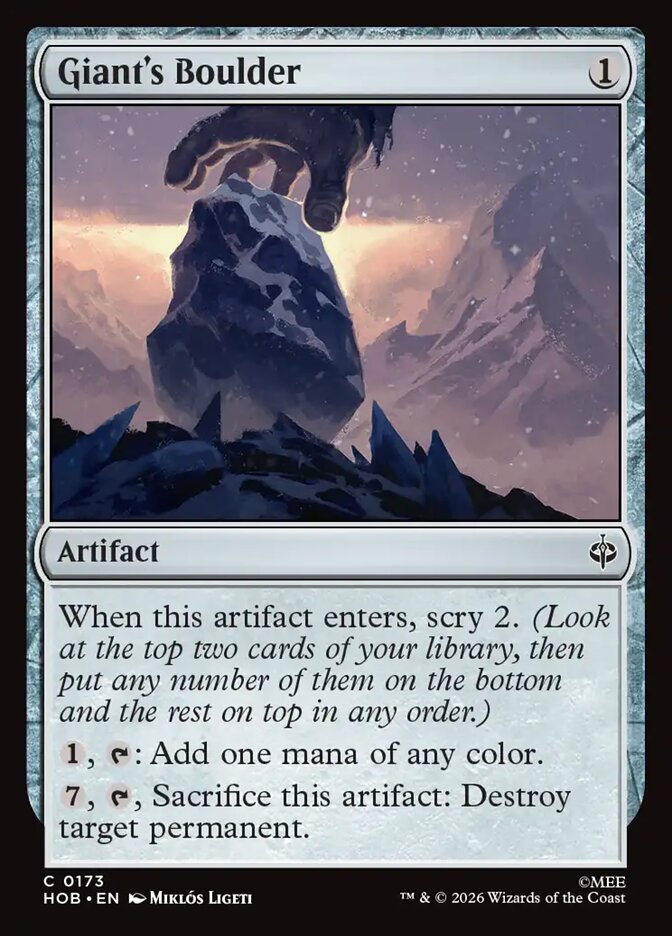Giant's Boulder - The Hobbit 173