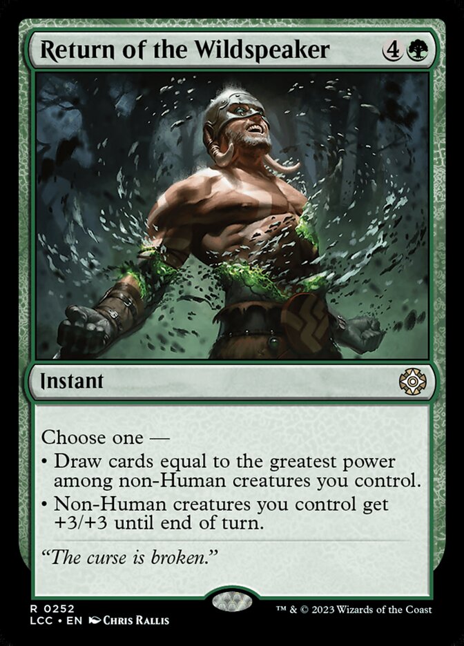 Return of the Wildspeaker - LCC 252