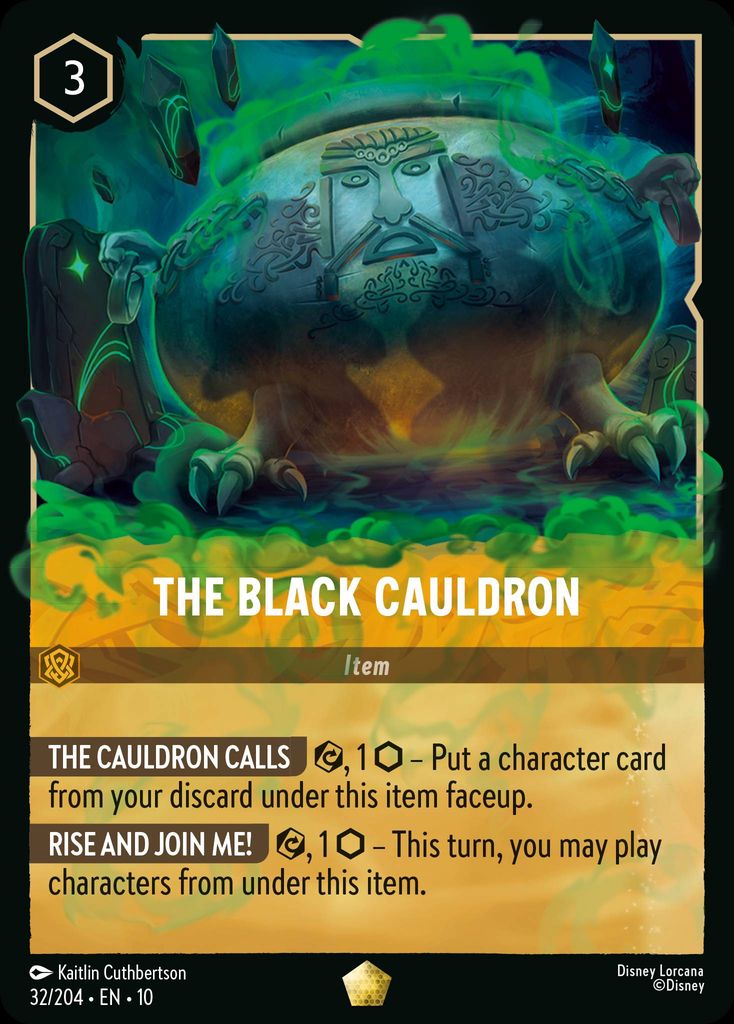The Black Cauldron - Whispers in the Well 32/204 (Foil) - Near Mint
