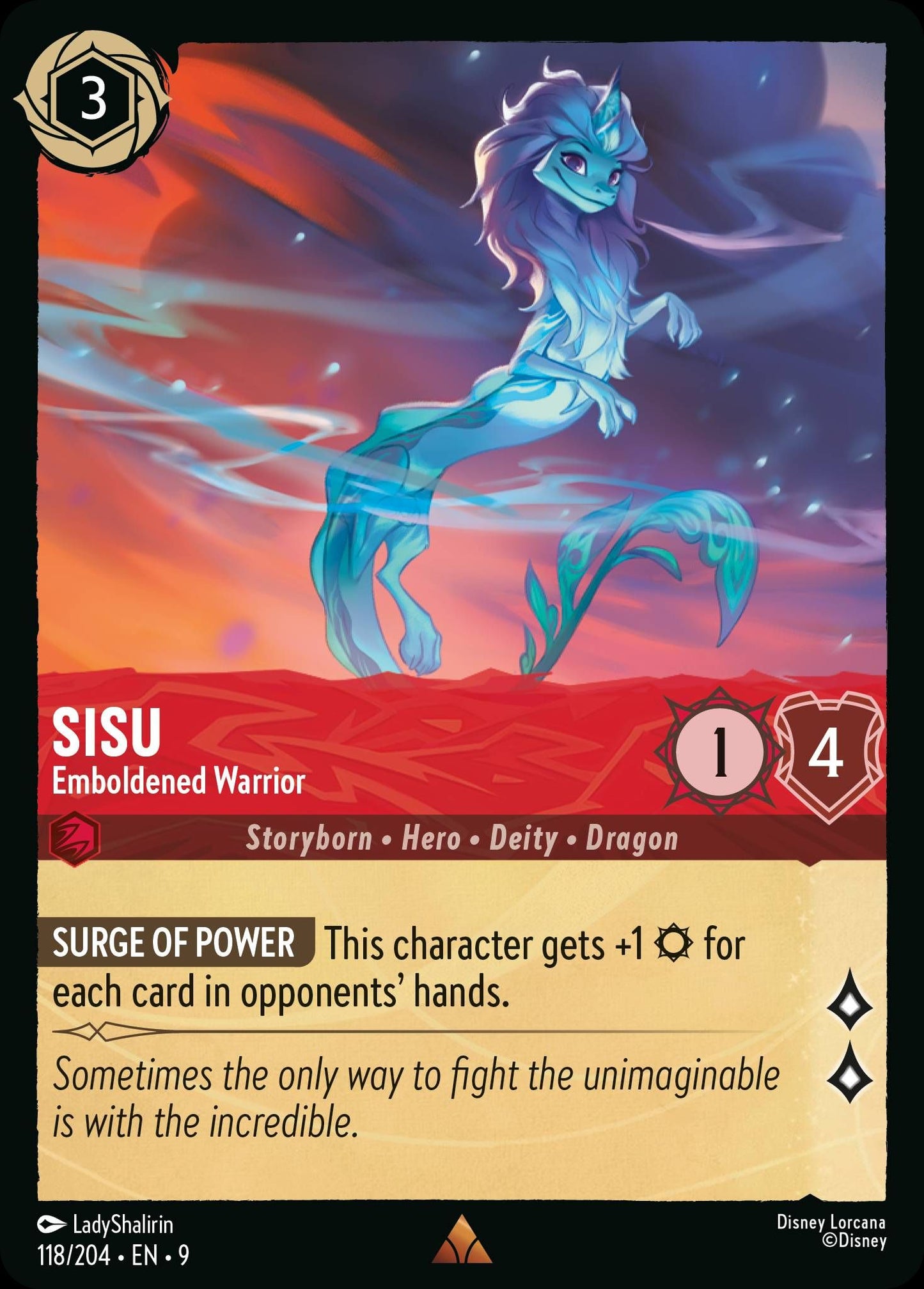 Sisu - Emboldened Warrior - Fabled 118/204 - Near Mint