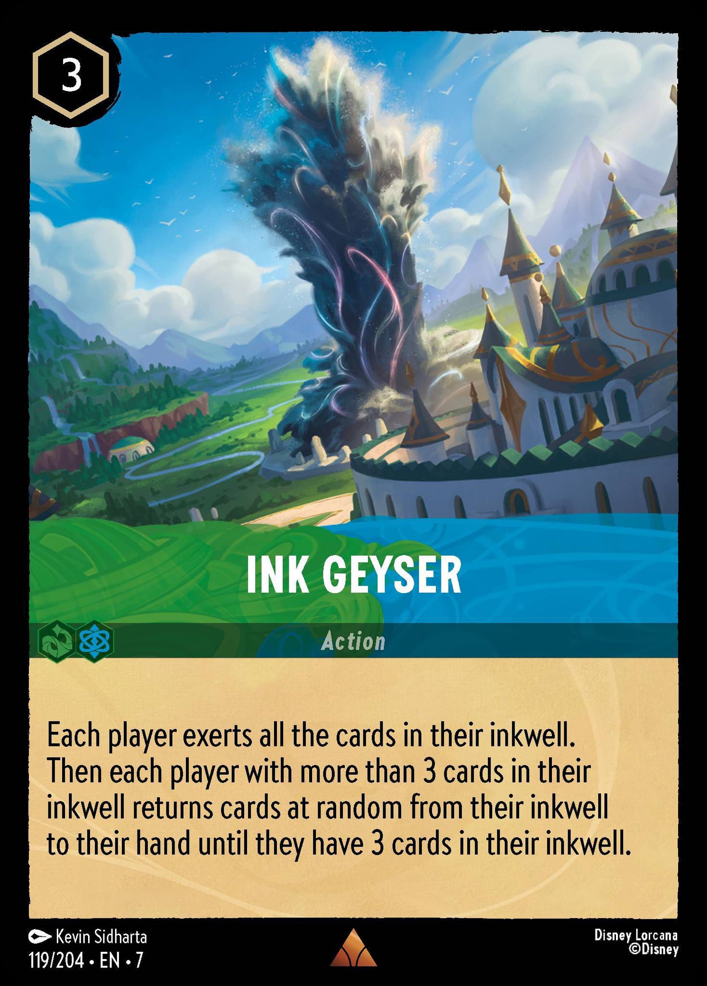 Ink Geyser - Archazia's Island 119/204 - Near Mint - Ungraded