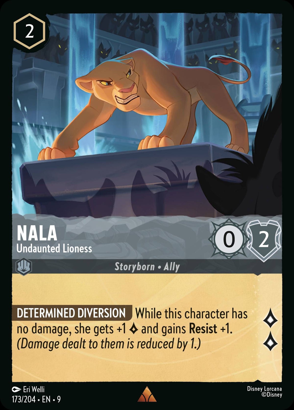 Nala - Undaunted Lioness - Fabled 173/204 - Near Mint