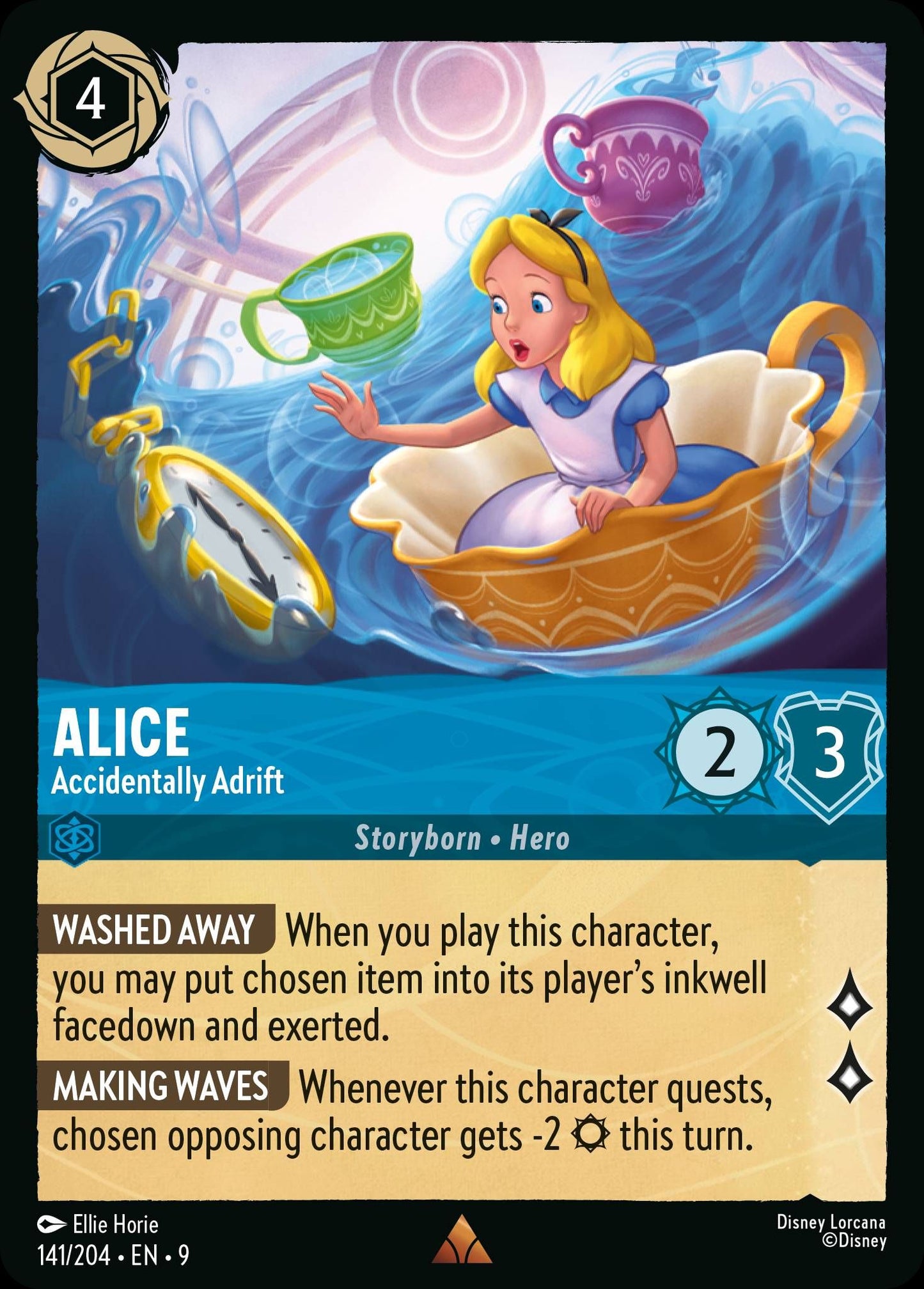 Alice - Accidentally Adrift - Fabled 141/204 - Near Mint - Ungraded