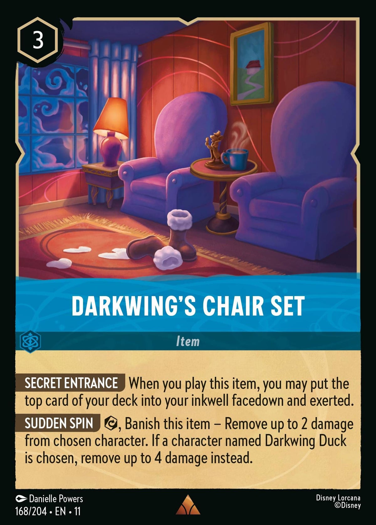 Darkwing's Chair Set - Winterspell 168/204 - Near Mint