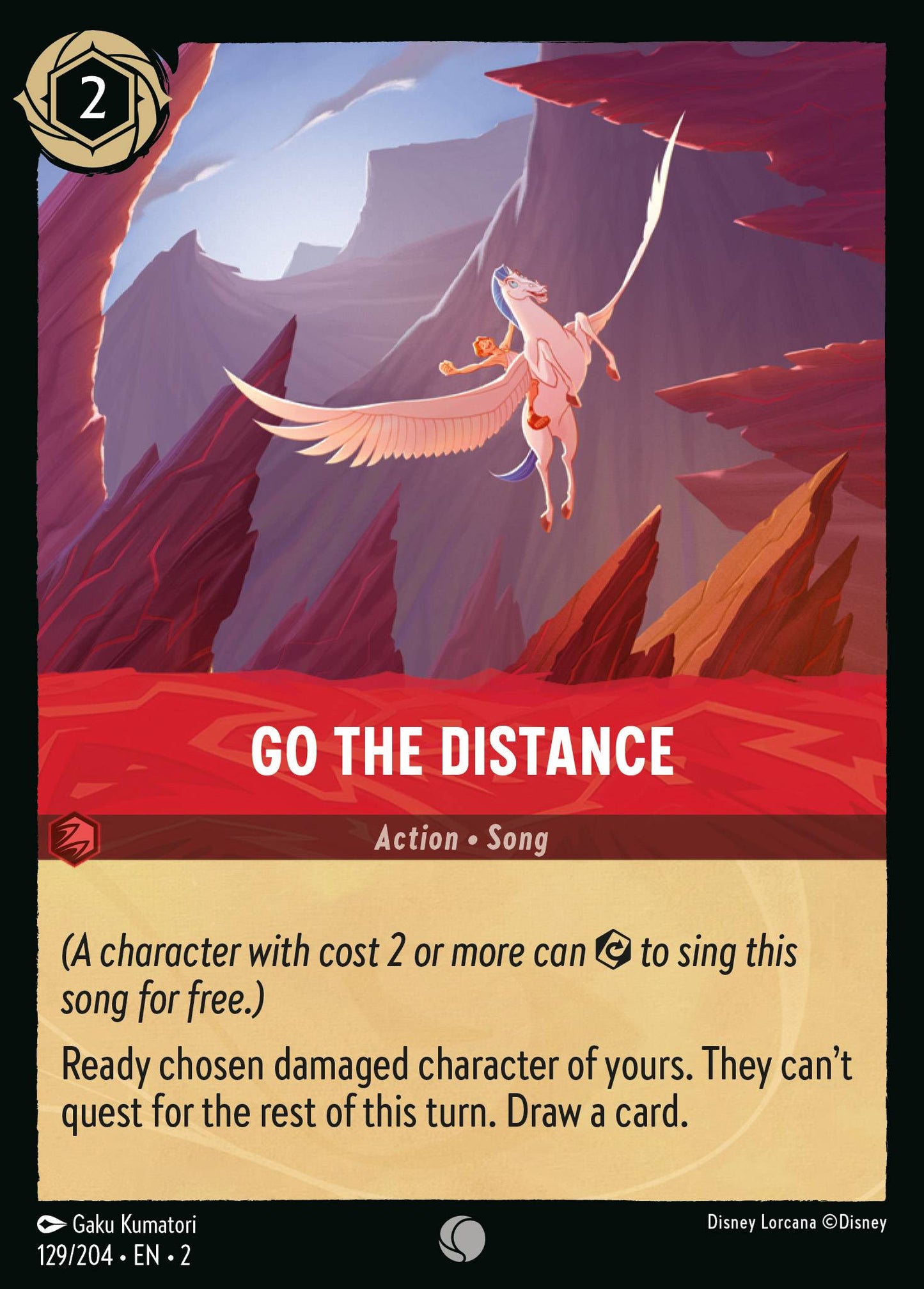 Go the Distance - Rise of the Floodborn 129/204 (Foil) - Near Mint - Ungraded