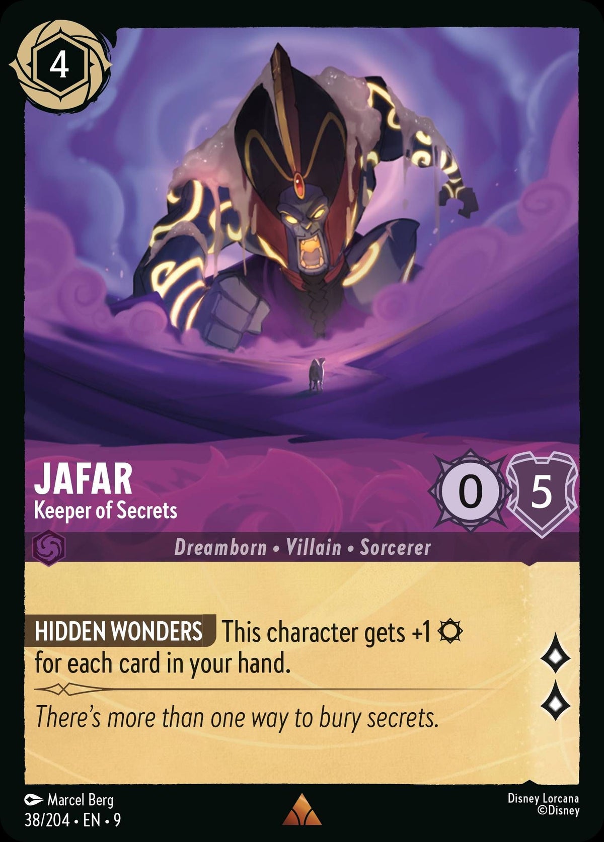 Jafar - Keeper of Secrets - Fabled 38/204 - Near Mint