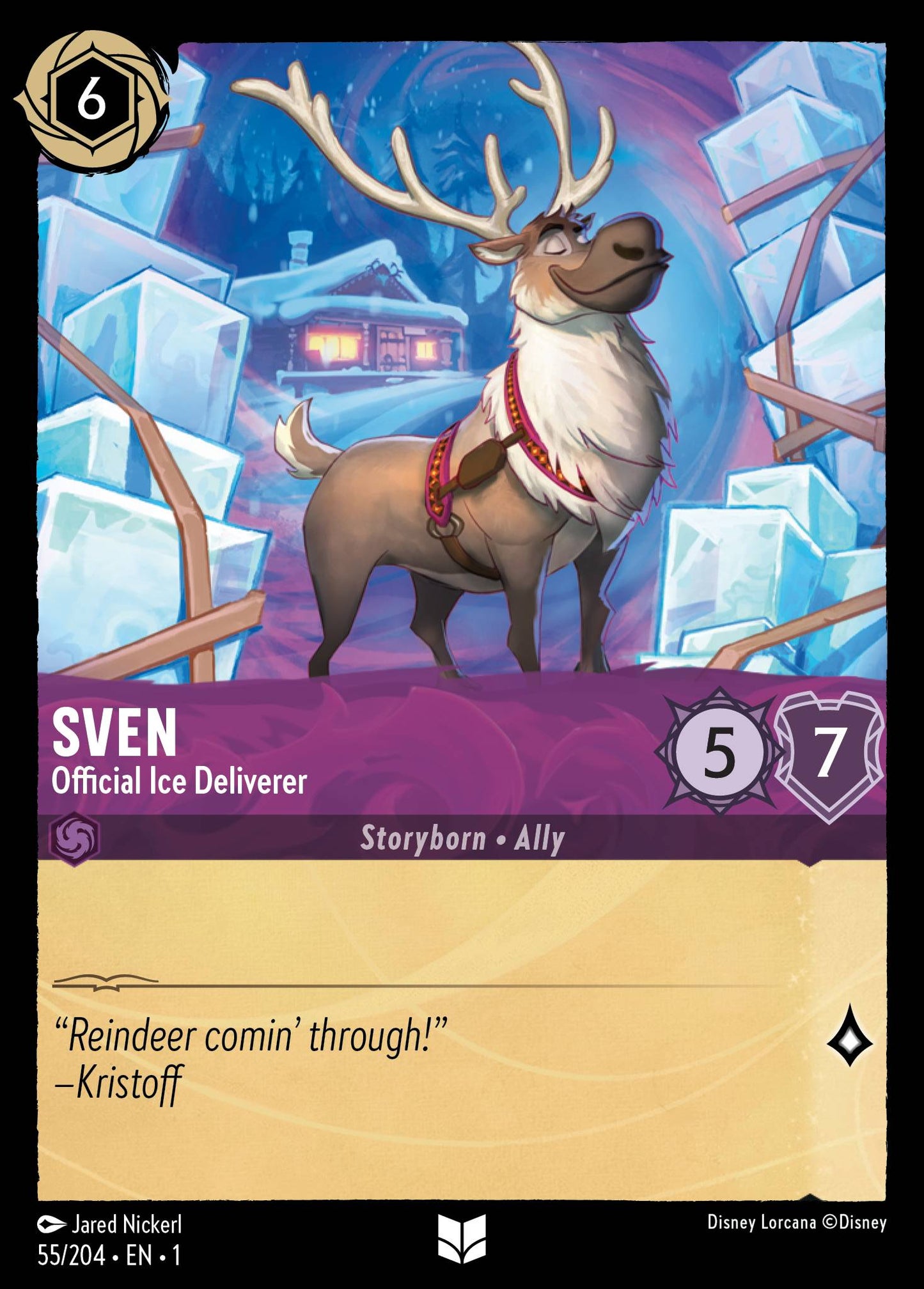 Sven - Official Ice Deliverer - 55/204 (Foil)