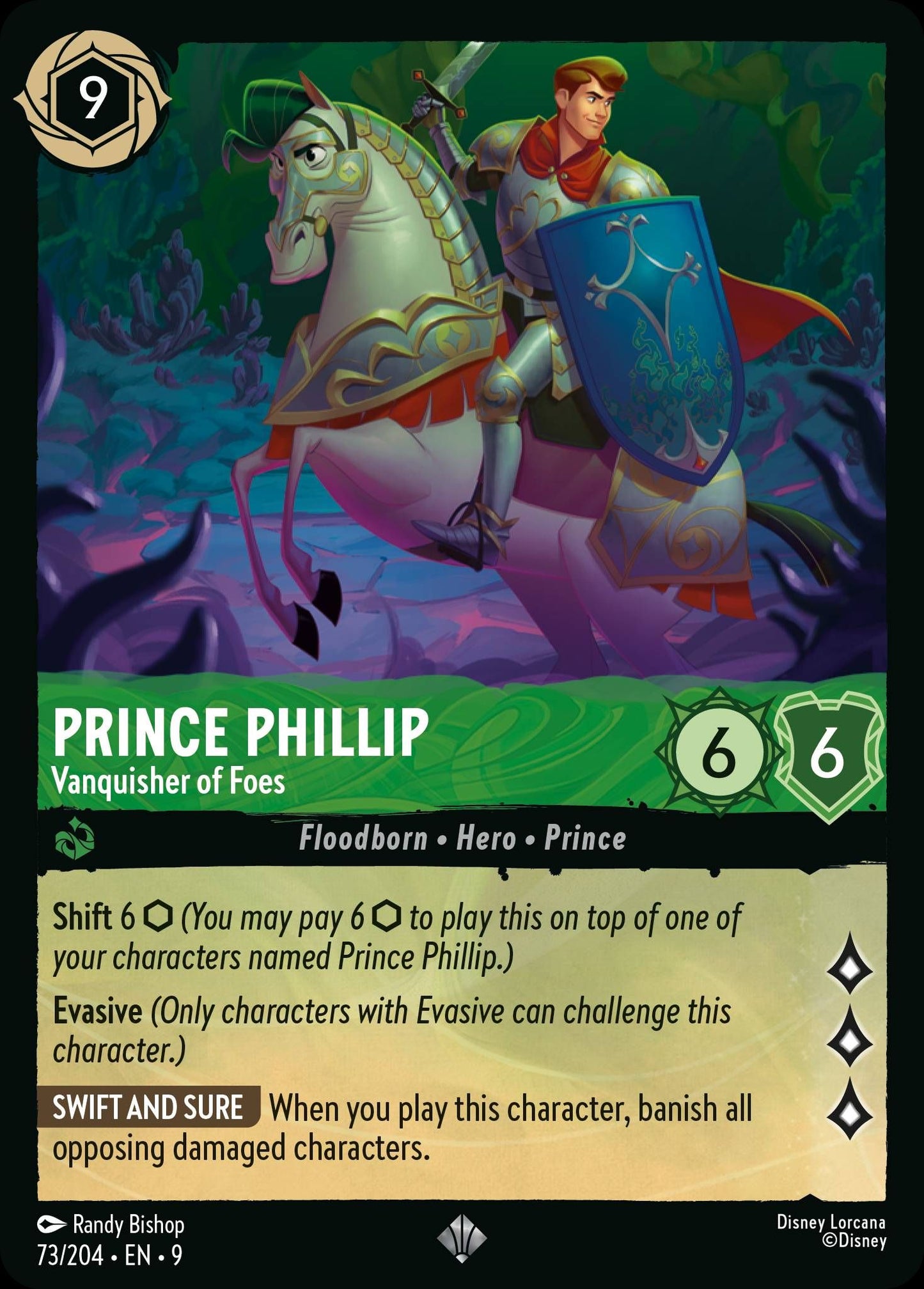 Prince Phillip - Vanquisher of Foes - Fabled 73/204 - Near Mint