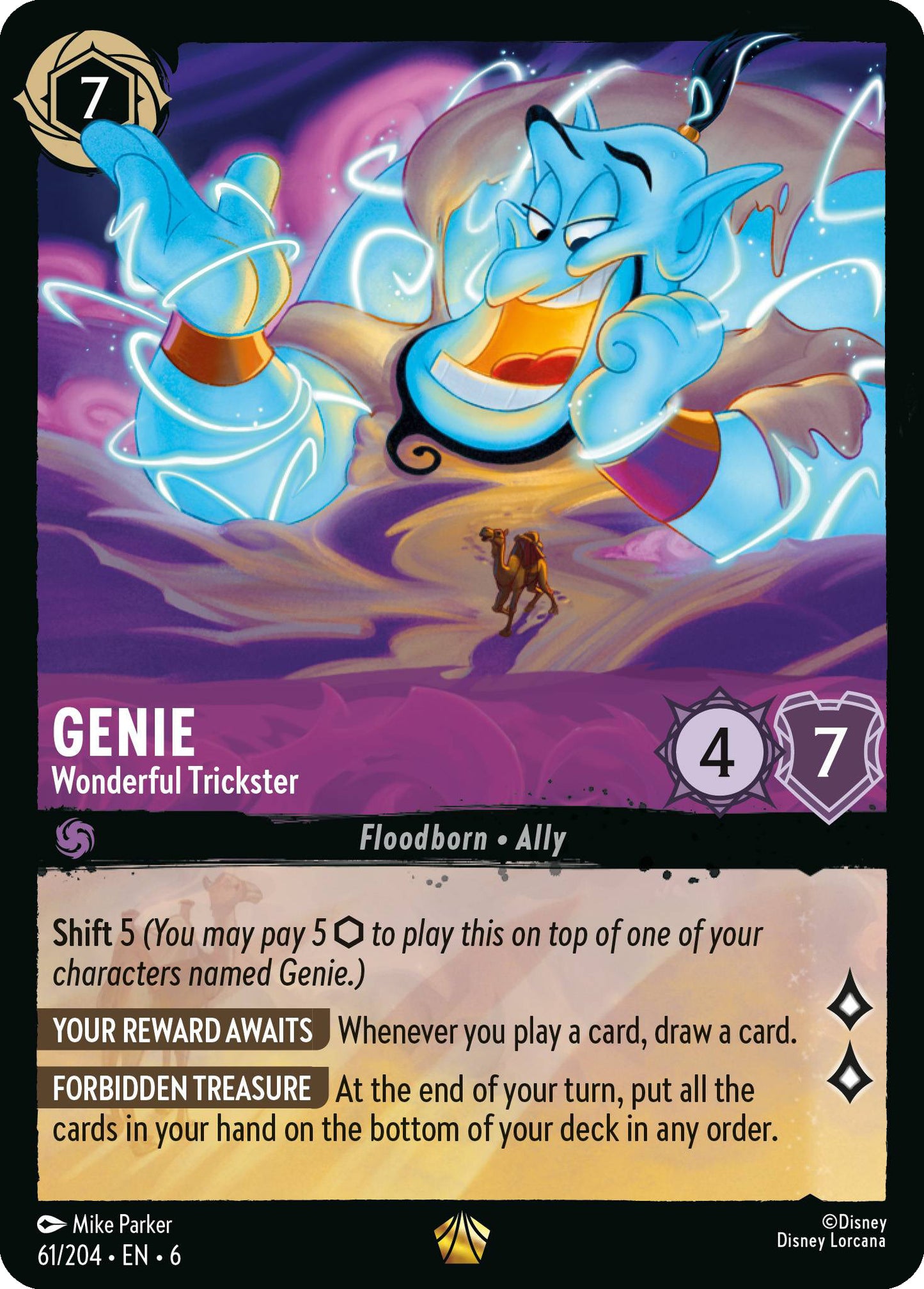 Genie - Wonderful Trickster - Azurite Sea 61/204 - Near Mint