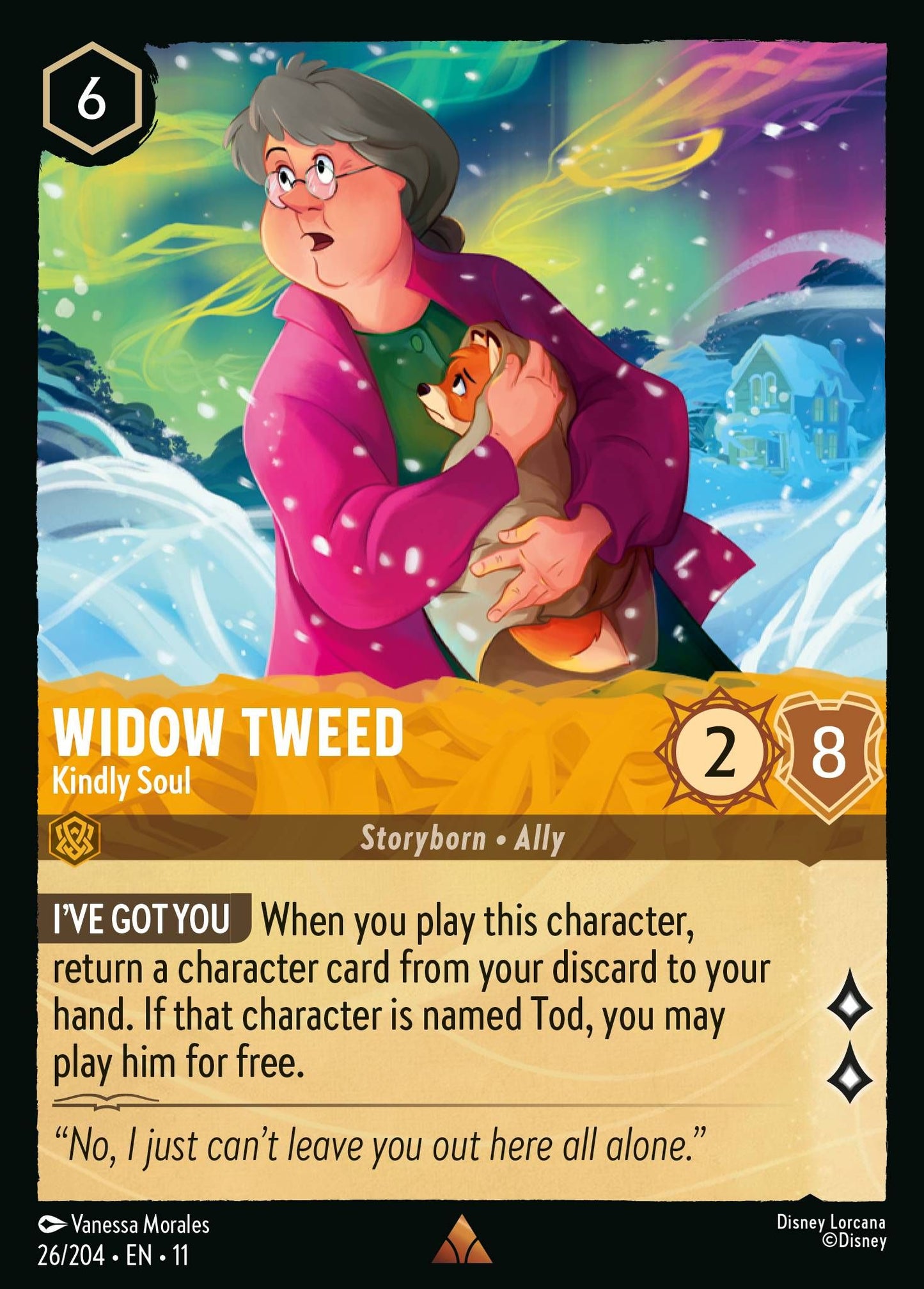 Widow Tweed - Kindly Soul - Winterspell 26/204 - Near Mint