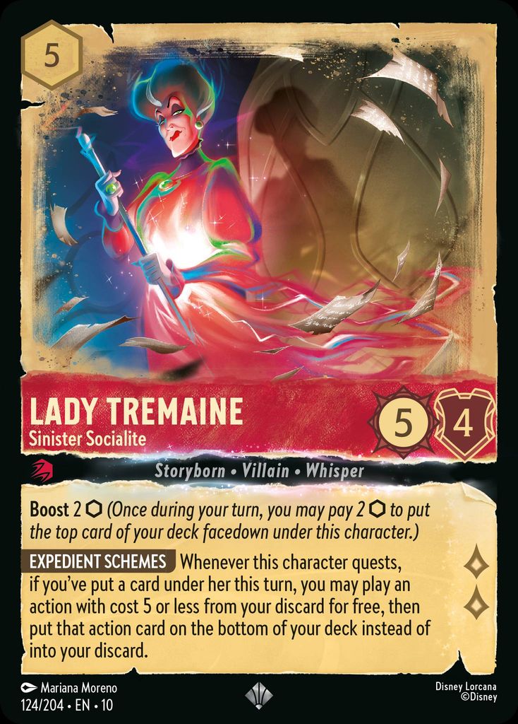 Lady Tremaine - Sinister Socialite - Whispers in the Well 124/204 - Near Mint