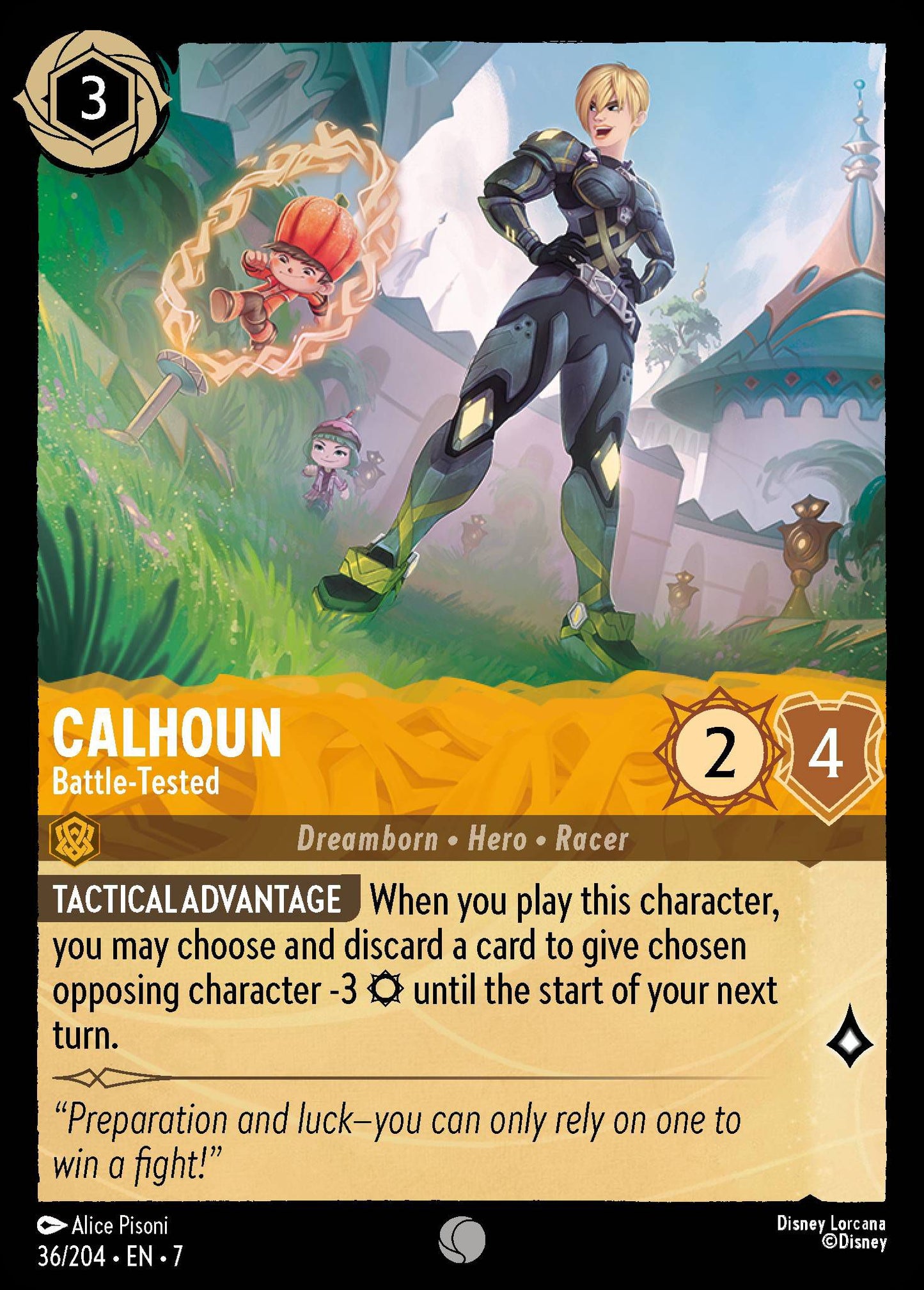 Calhoun - Battle-Tested - Archazia's Island 36/204 (Foil) - Near Mint - Ungraded