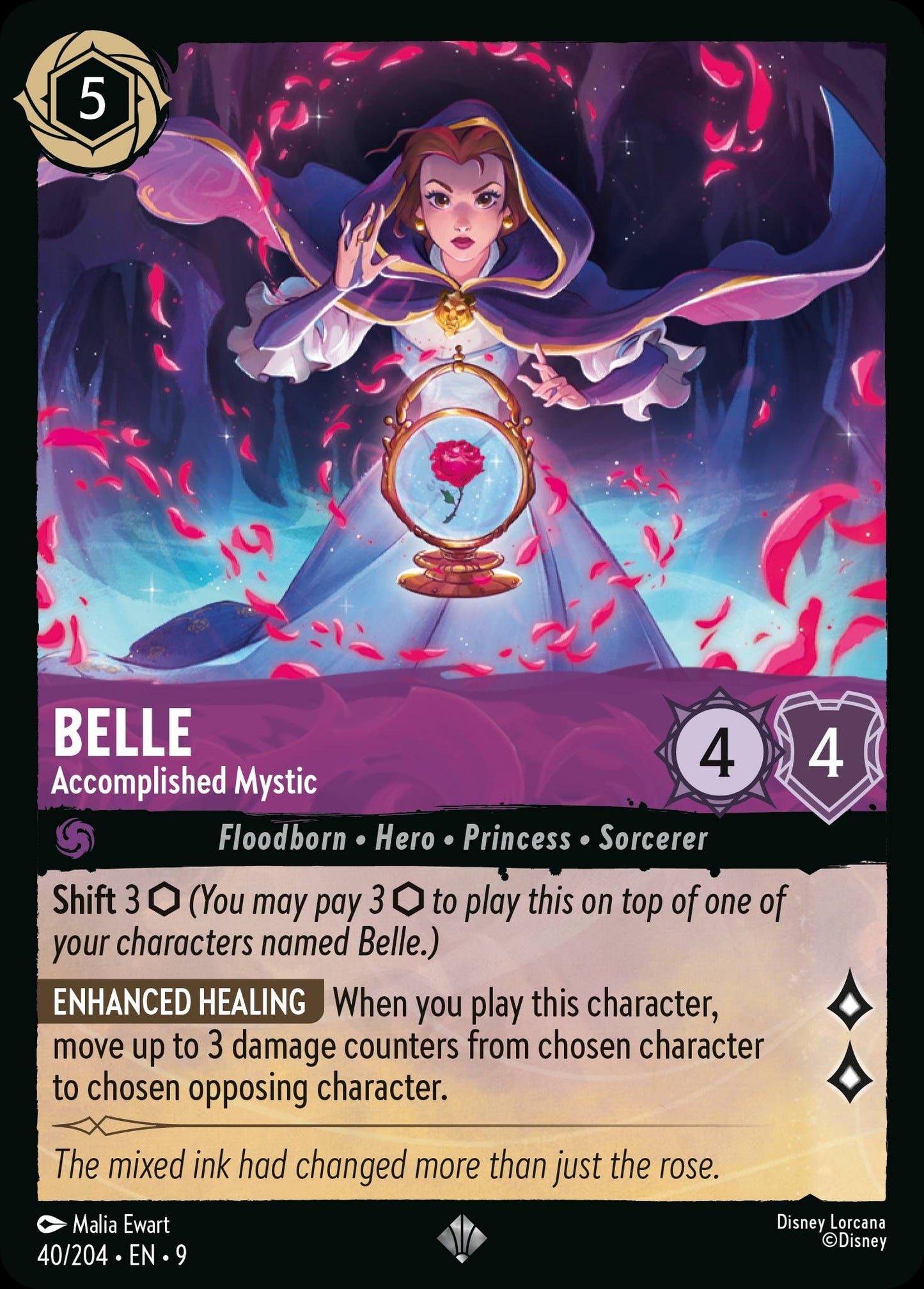Belle - Accomplished Mystic - Fabled 40/204 - Near Mint
