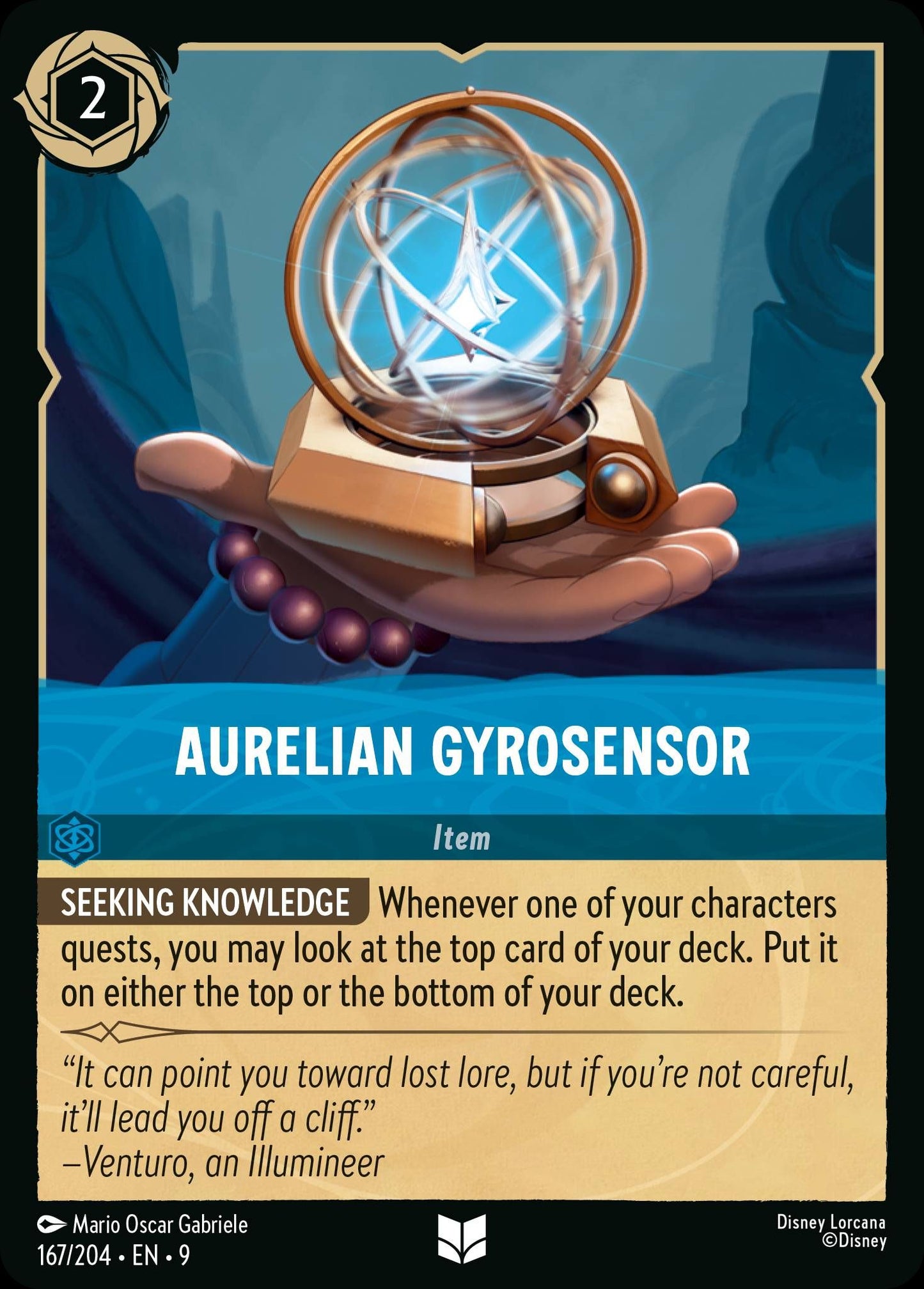 Aurelian Gyrosensor - Fabled 167/204 (Foil) - Near Mint - Ungraded