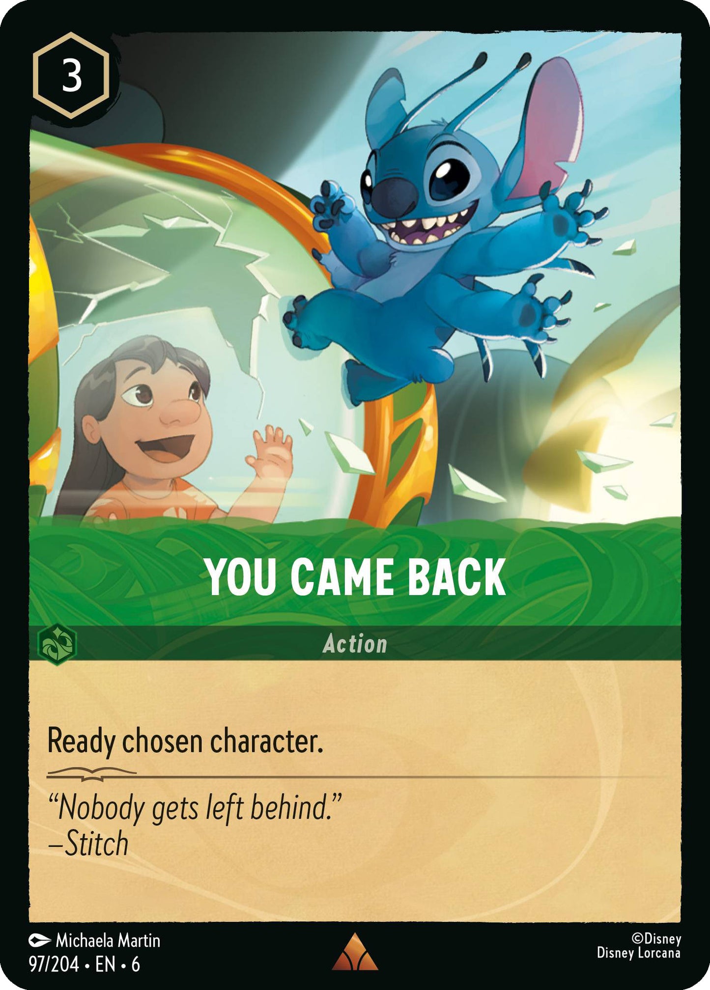 You Came Back - Azurite Sea 97/204 (Foil) - Near Mint