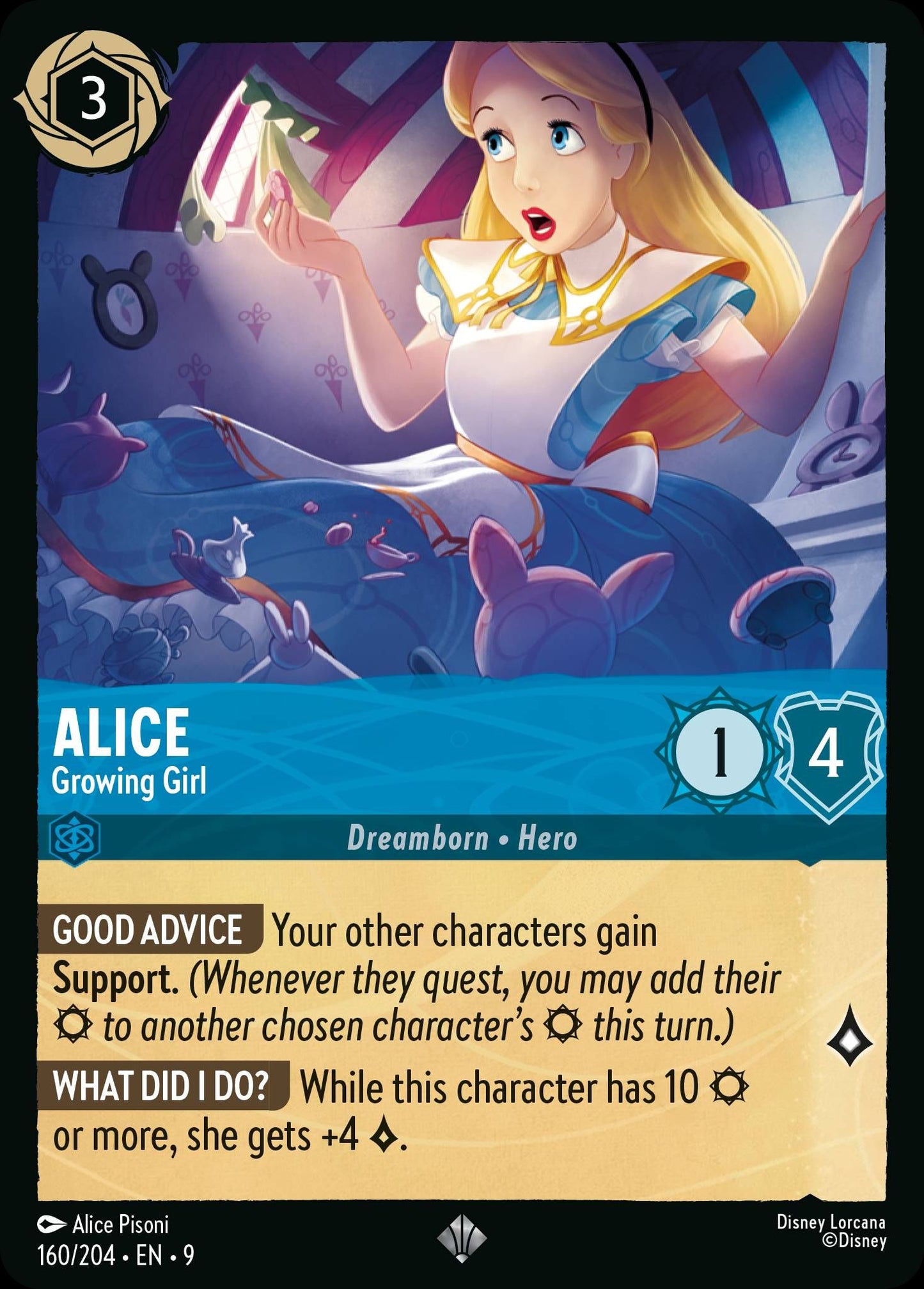 Alice - Growing Girl - Fabled 160/204 - Near Mint - Ungraded
