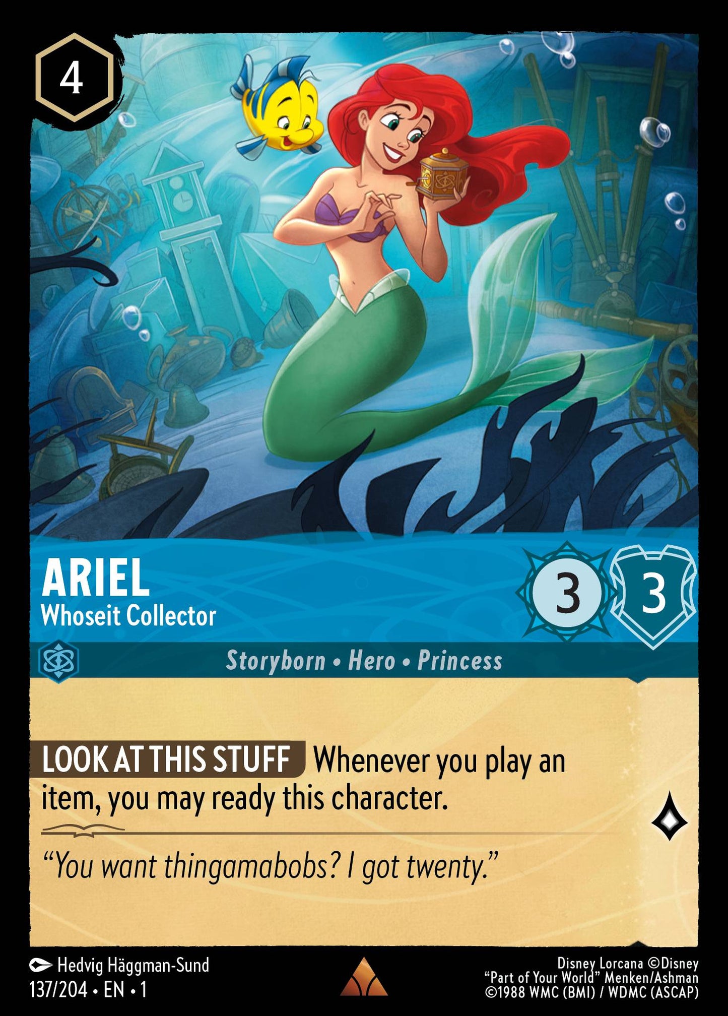 Ariel - Whoseit Collector - The First Chapter 137/204 - Near Mint