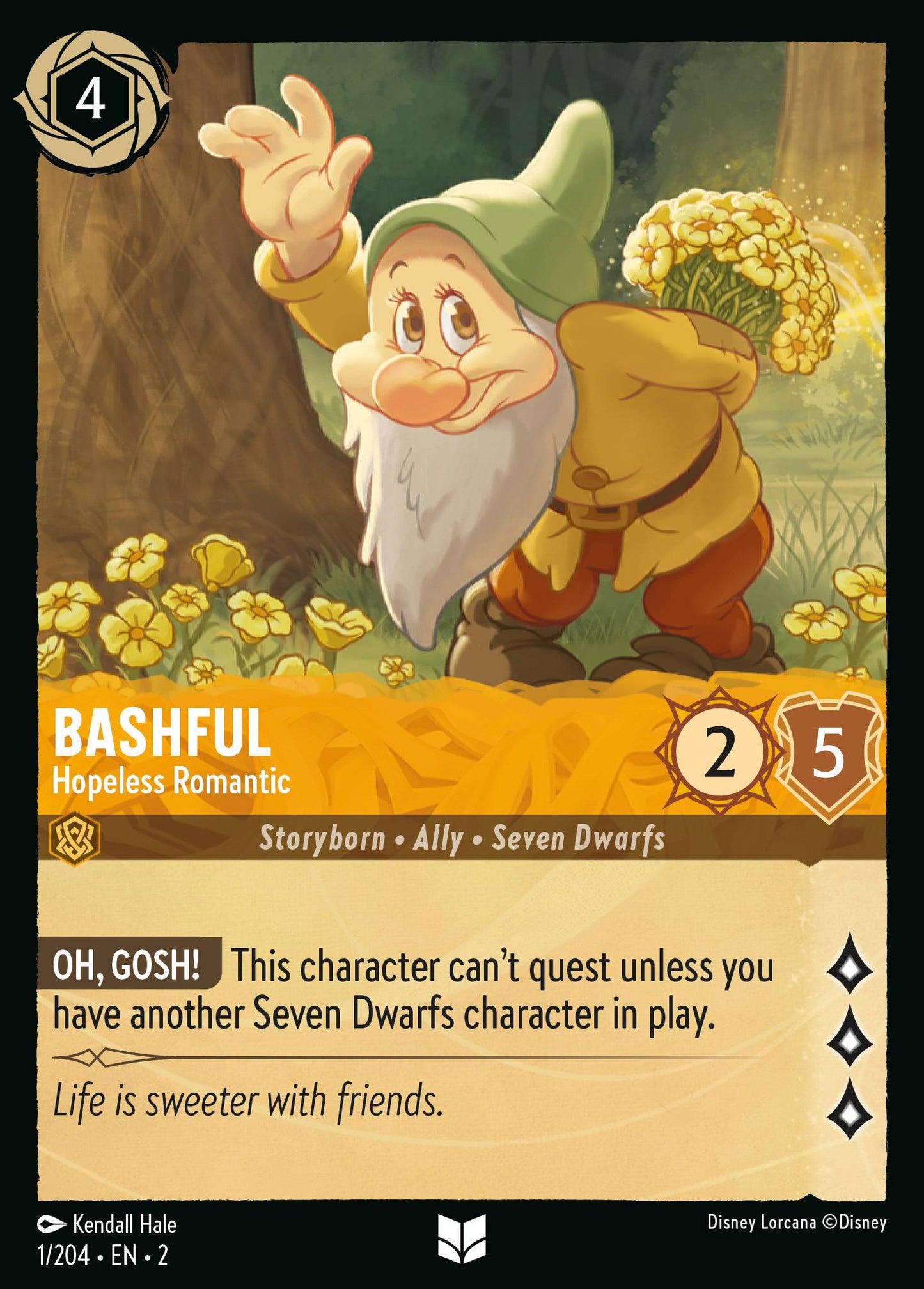 Bashful - Hopeless Romantic - Rise of the Floodborn 1/204 (Foil) - Near Mint