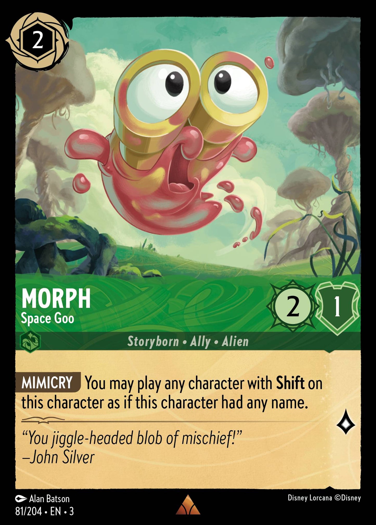 Morph - Space Goo - Into the Inklands 81/204 - Near Mint