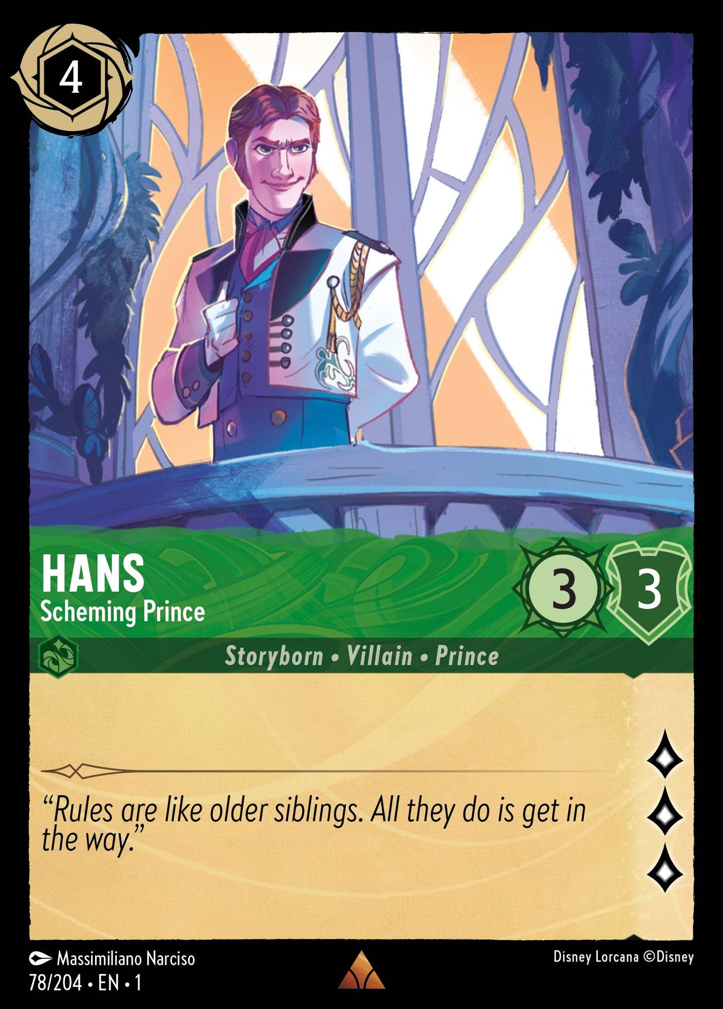 Hans - Scheming Prince - The First Chapter 78/204 - Near Mint