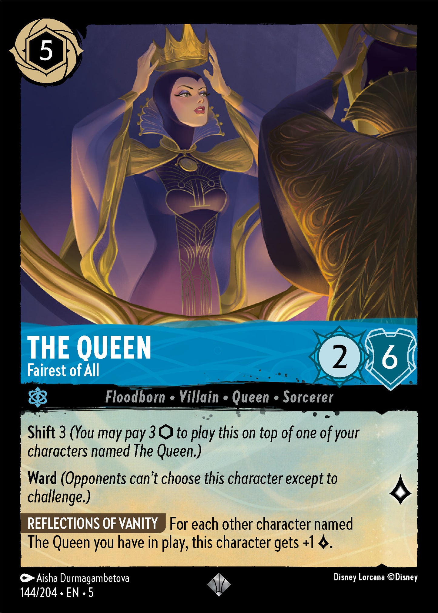 The Queen - Fairest of All - Shimmering Skies 144/204 - Near Mint - Ungraded