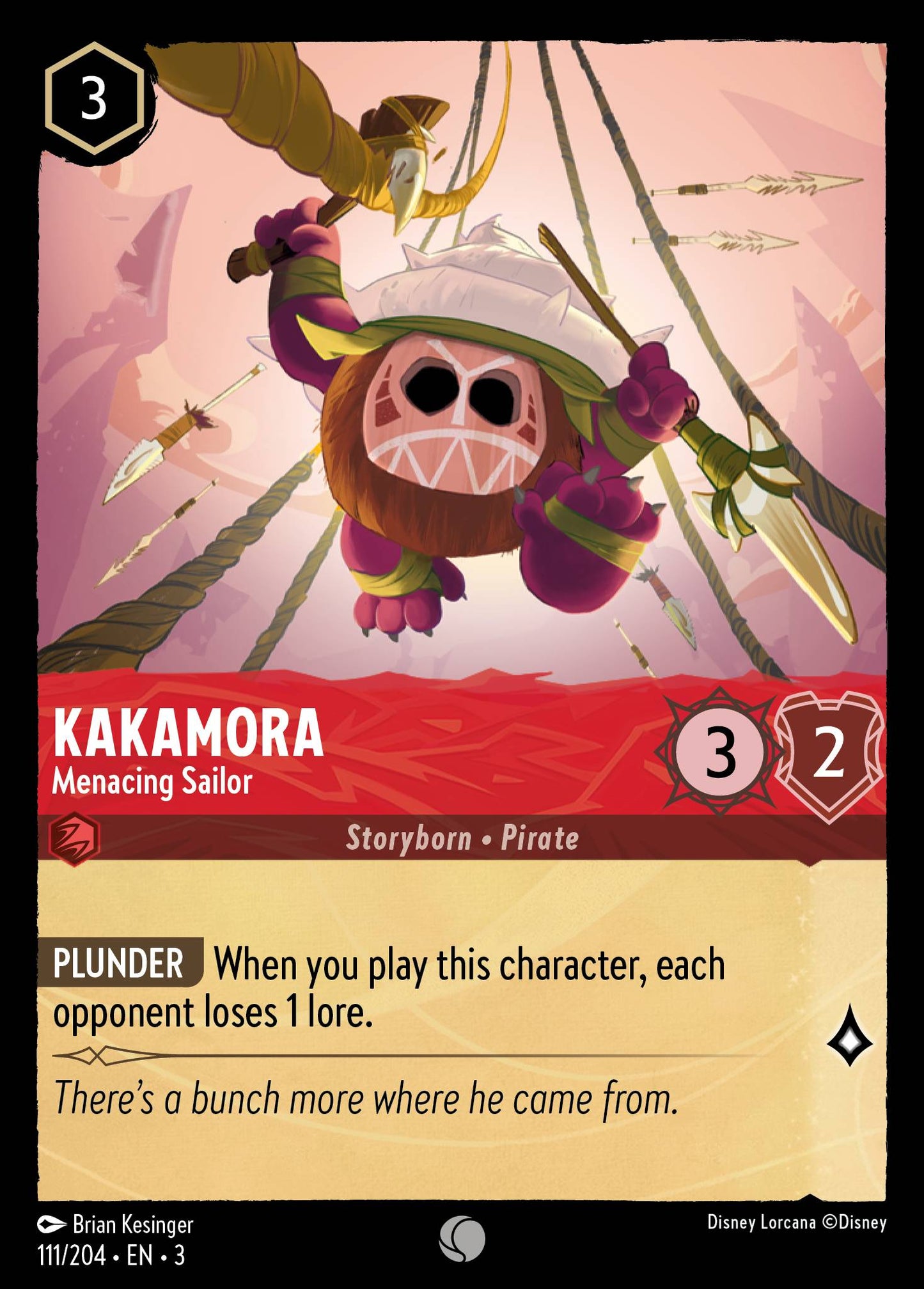 Kakamora - Menacing Sailor - 111/204 (Foil)