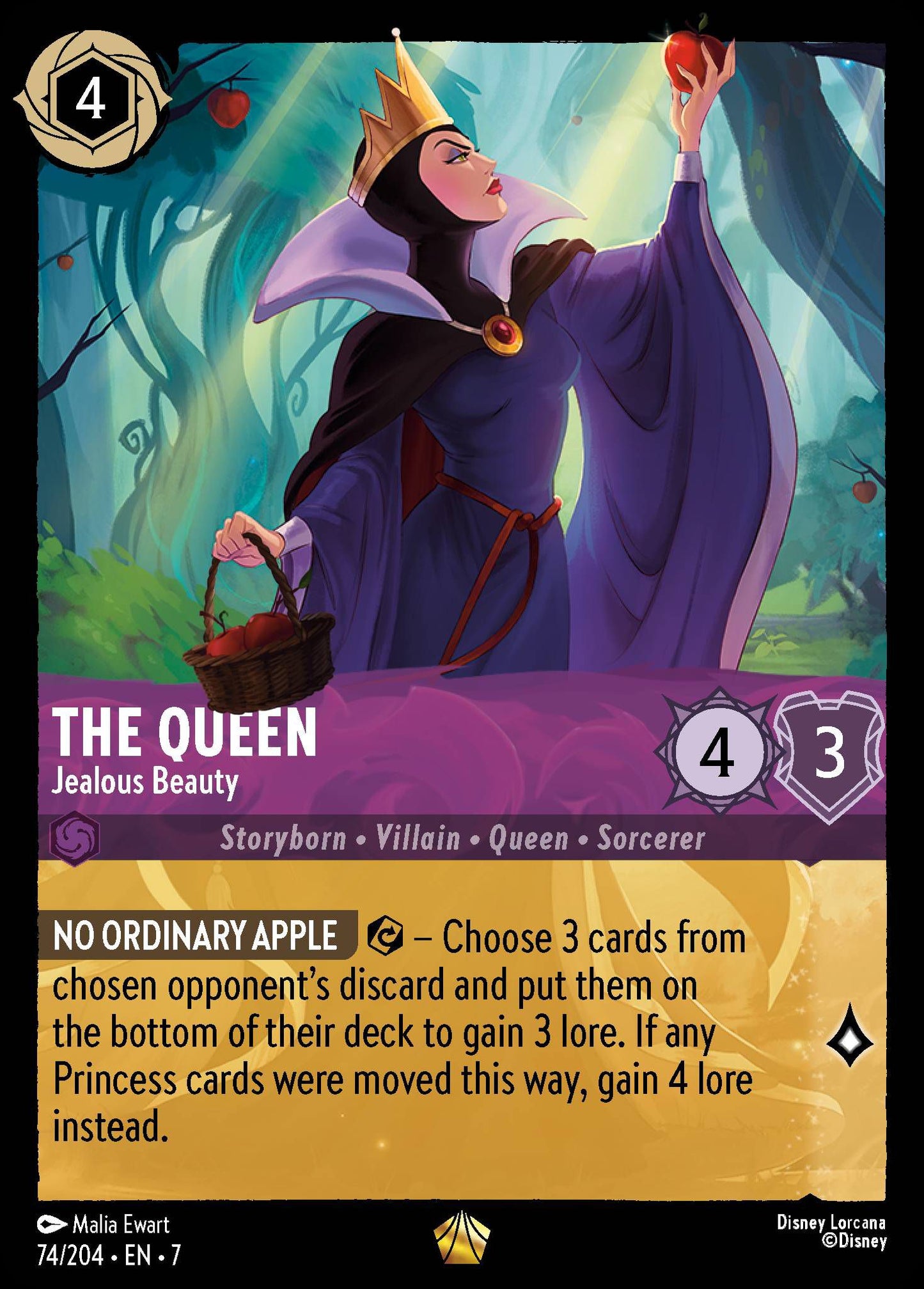 The Queen - Jealous Beauty - Archazia's Island 74/204 - Near Mint