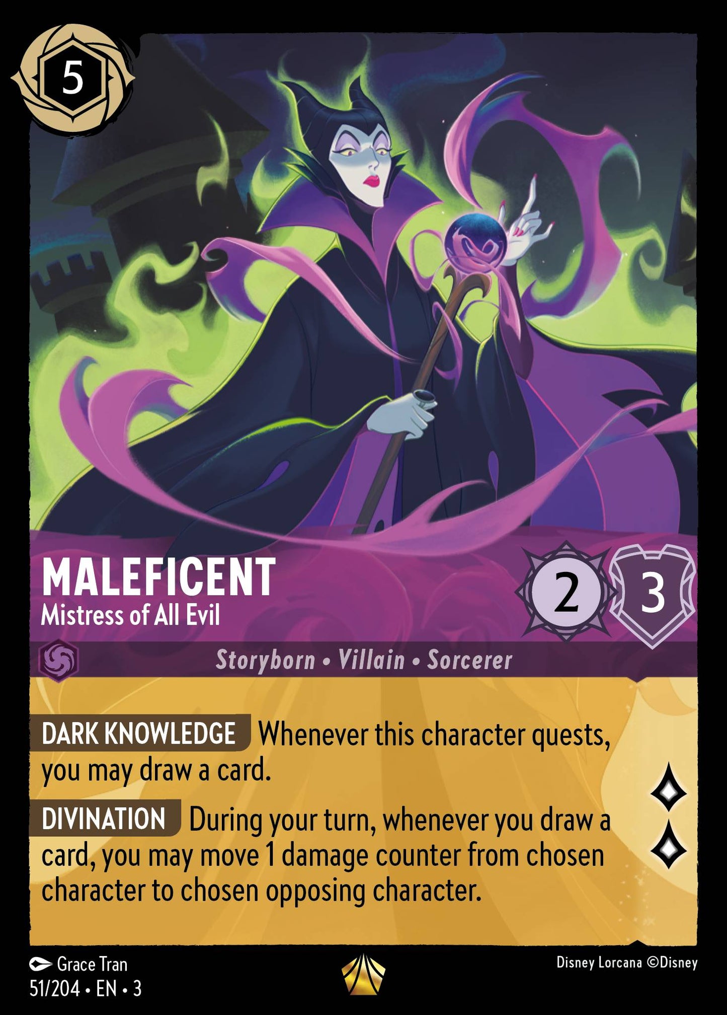 Maleficent - Mistress of All Evil - Into the Inklands 51/204 - Near Mint