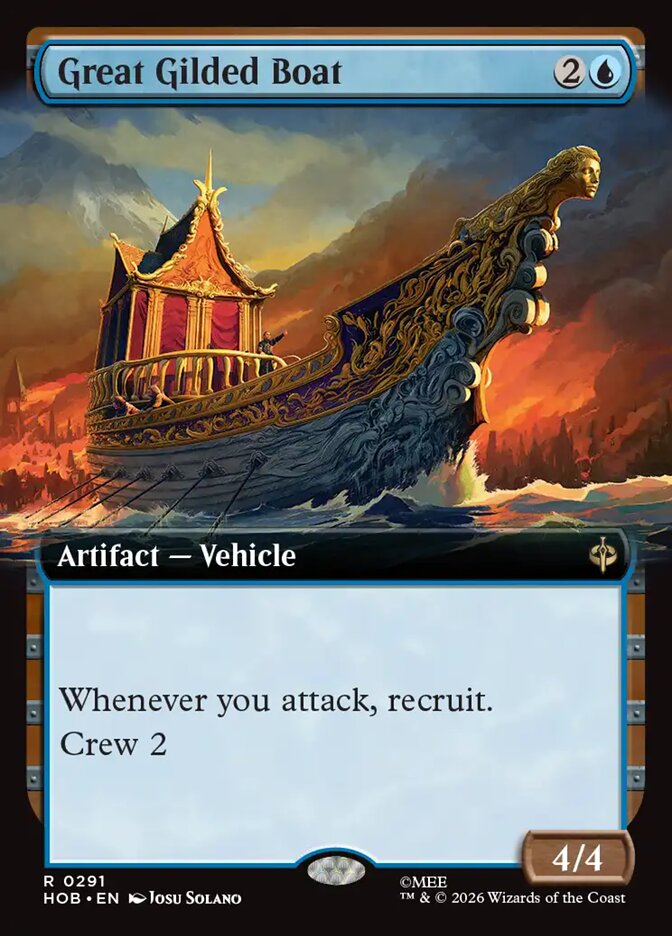 Great Gilded Boat - The Hobbit 291 (Foil)