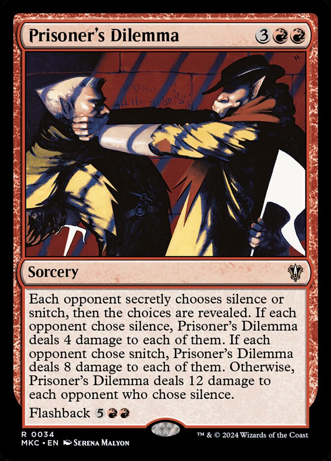 Prisoner's Dilemma - MKC 34