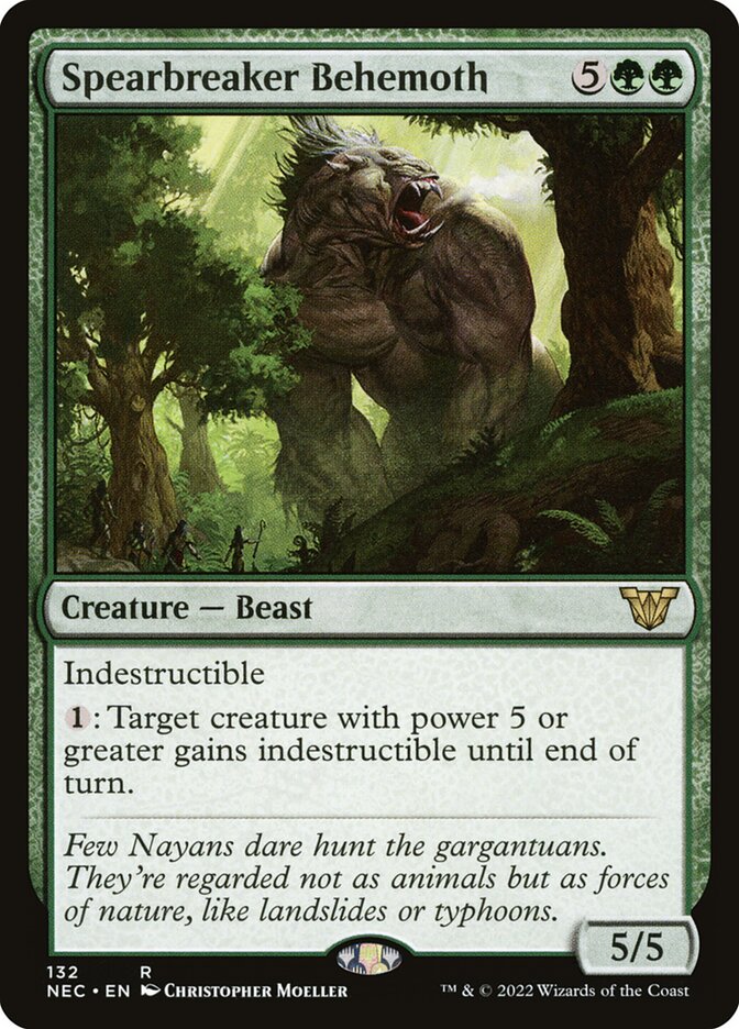 Spearbreaker Behemoth - Neon Dynasty Commander 132