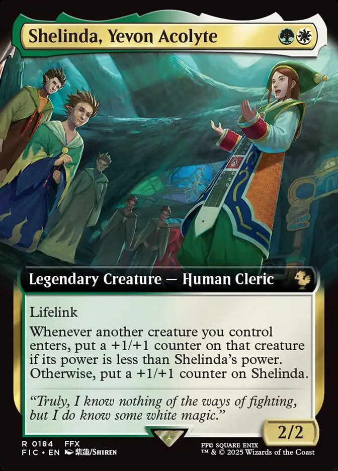 Shelinda, Yevon Acolyte - FIC 184 (Foil)